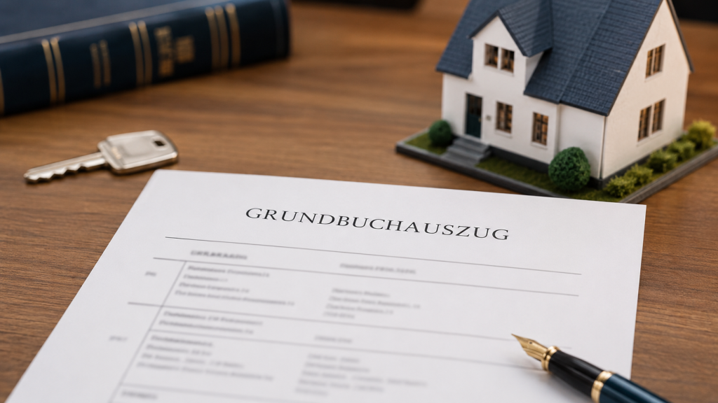 Immobilienverkauf bei Scheidung - Wem gehört die Immobilie? Grundbuchauszug.